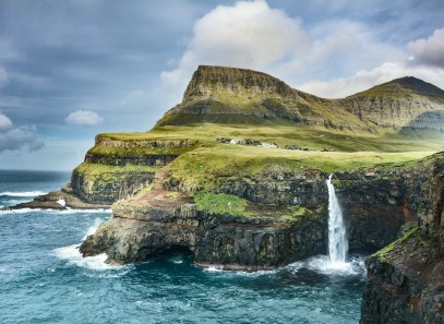 Precipice Faroe, Islands